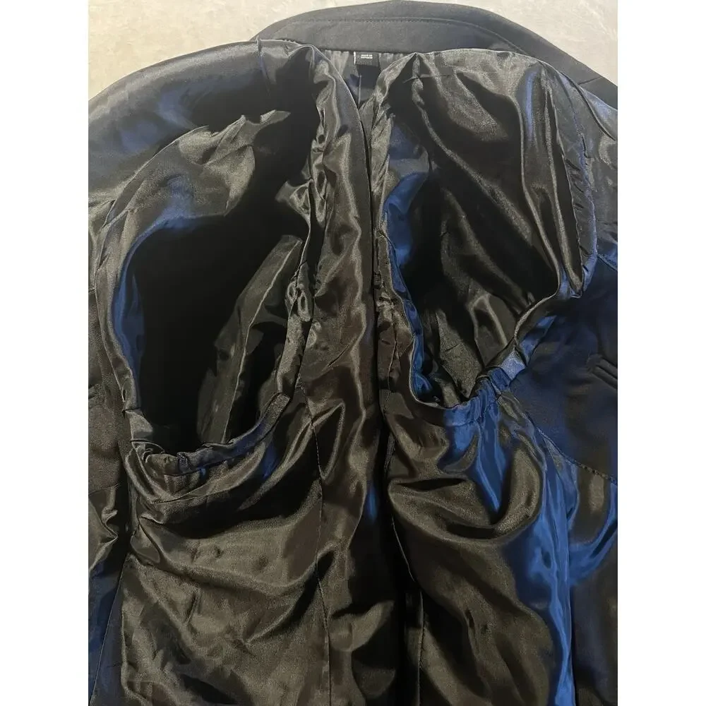 Bonobos Jetsetter Black Suit 36R 29x30 Standard Fit Wool Stretch NWOT